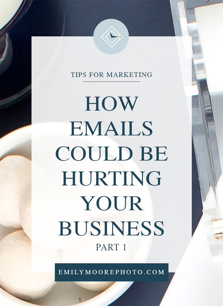 How Emails Could Be Hurting Your Business (Part 1) | Emily Moore | Private Photo Editor | Today’s post is Part 1 of a 3-part series discussing three major areas in emailing that is becoming a huge problem in our industry. In this post, I’m talking about how the way you are writing emails could be hurting your business.