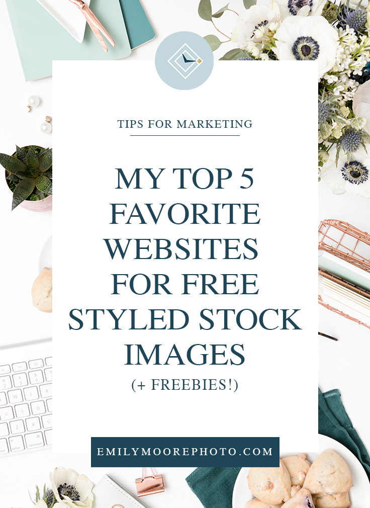 My Top 5 Favorite Websites for Free Styled Stock Images (+ Freebies!)